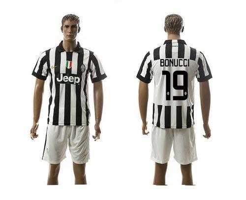 Juventus #19 Bonucci Home Soccer Club Jersey