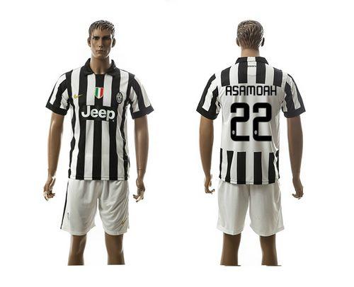 Juventus #22 Asamoah Home Soccer Club Jersey