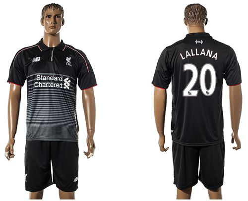 Liverpool #20 Lallana Sec Away Soccer Club Jersey