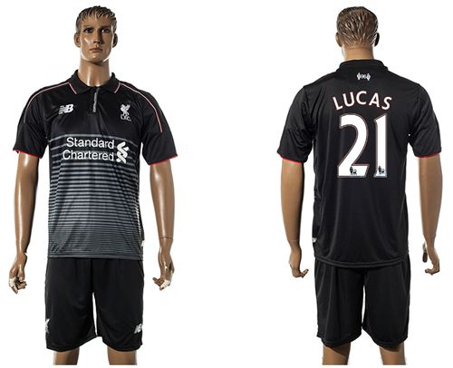 Liverpool #21 Lucas Sec Away Soccer Club Jersey