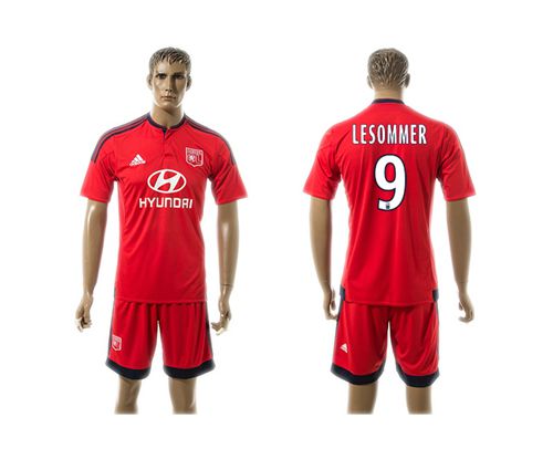 Lyon #9 Lesommer Away Soccer Club Jersey