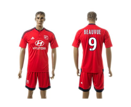 Lyon #9 Beauvue Away Soccer Club Jersey