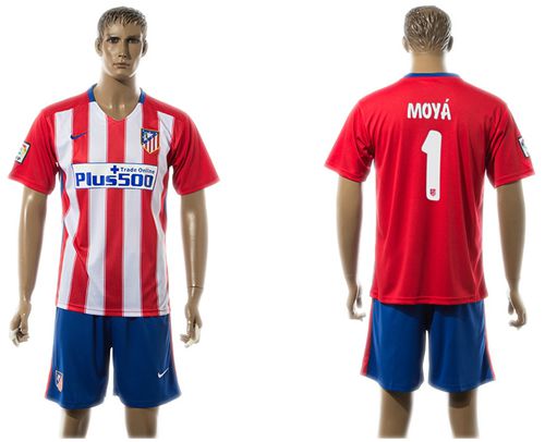 Atletico Madrid #1 Moya Home Soccer Club Jersey