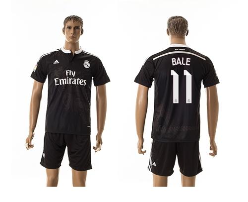 Real Madrid #11 Bale Grey Soccer Club Jersey