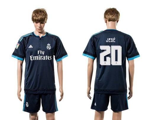 Real Madrid #20 Jese Sec Away Soccer Club Jersey