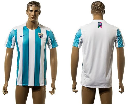 Malaga Blank Home Soccer Club Jersey