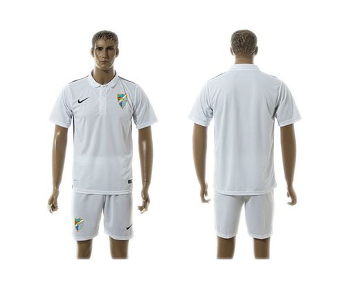 Malaga Blank White Training Soccer Club Jersey