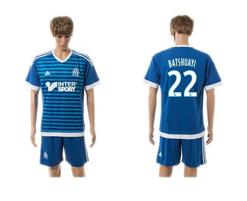 Marseille #22 Batshuayi Blue Soccer Club Jersey