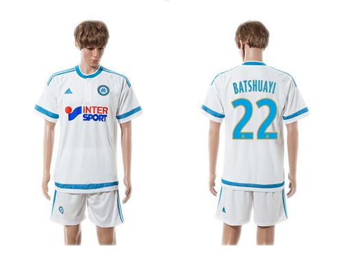 Marseille #22 Batshuayi Home Soccer Club Jersey