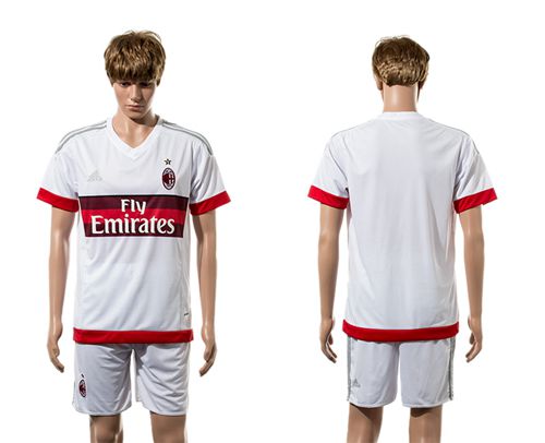 AC Milan Blank Away Soccer Club Jersey