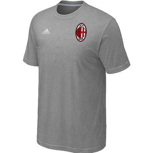  AC Milan Soccer T Shirts Light Grey