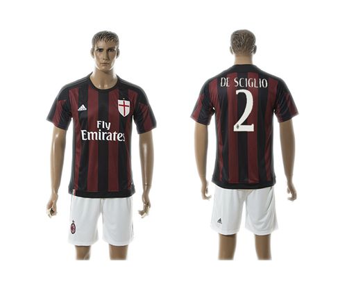 Inter Milan Blank Home Soccer Club Jersey_1