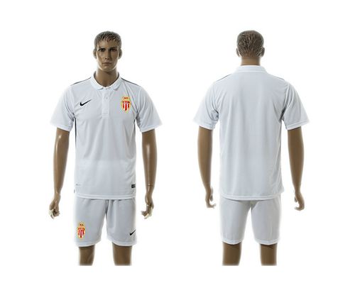 Monaco Blank White Training Soccer Club Jersey