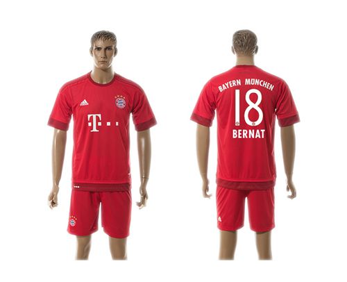 Bayern Munchen #18 Bernat Home Soccer Club Jersey