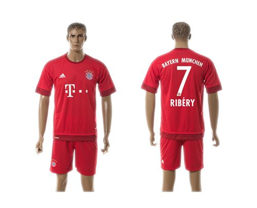 Bayern Munchen #7 Ribery Home Soccer Club Jersey