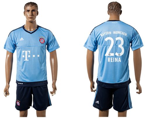 Bayern Munchen #23 Reina Light Blue Soccer Club Jersey