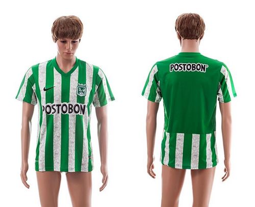 Atletico Nacional Blank Home Soccer Club Jersey