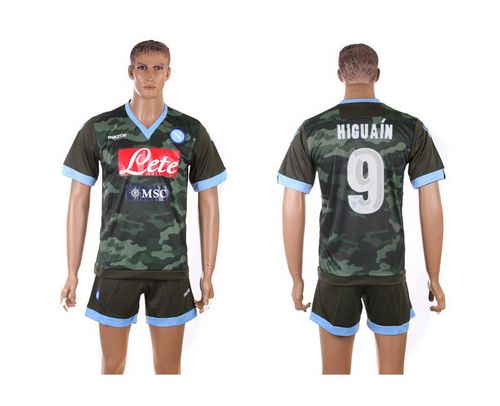 Naples #9 Higuain Away Soccer Club Jersey