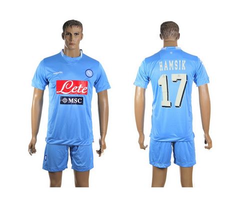 Naples #17 Hamsik Home Soccer Club Jersey