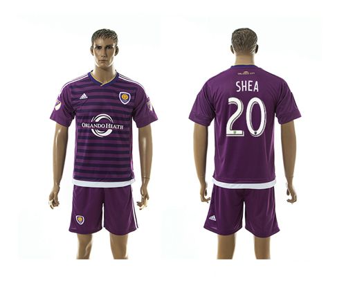 Orlando City SC #20 SHEA Home Soccer Club Jersey