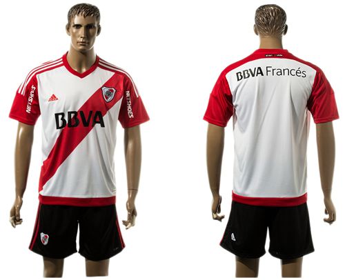 River Plate Blank Home Soccer Club Jersey