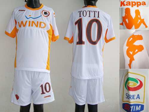 Roma Blank Red Home Soccer Club Jersey