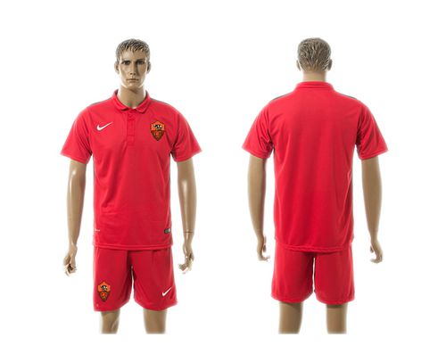 Roma Blank Red Training Soccer Club Jersey