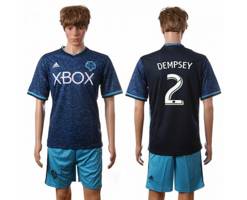 Seattle Sounders #2 Dempsey Sec Away Soccer Club Jersey