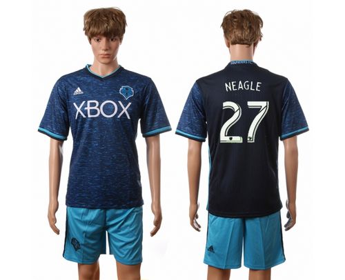 Seattle Sounders #27 Neagle SEC Away Soccer Club Jersey