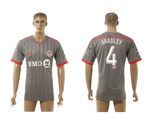 Toronto FC #4 Bradley Away Soccer Club Jersey