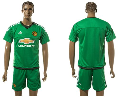 Manchester United Blank Green Soccer Club Jersey