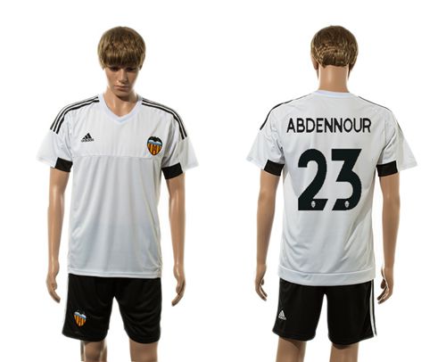 Valencia #23 Abdennour Home Soccer Club Jersey
