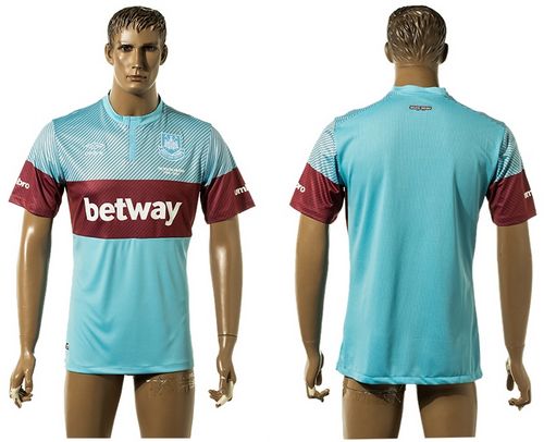 West Ham United Blank Away Soccer Club Jersey