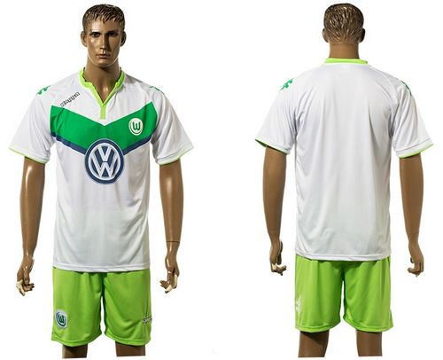 Wolfsburg Blank Home Soccer Club Jersey