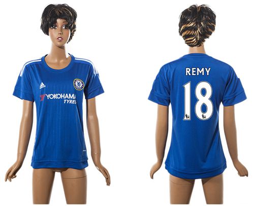 Women's Chelsea #18 Remy Home Soccer Club Jersey