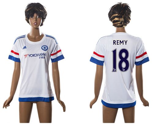 Women's Chelsea #18 Remy Away Soccer Club Jersey