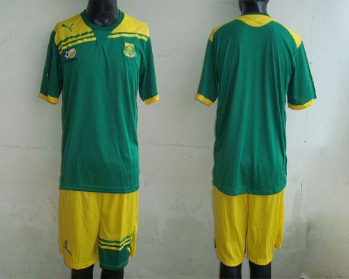 South African Blank 2012/2013 Green Away Soccer Country Jersey