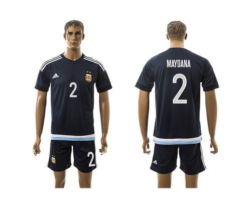 Argentina #2 Maydana Away Soccer Country Jersey