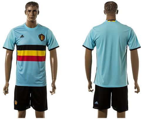Belgium Blank Away Soccer Country Jersey
