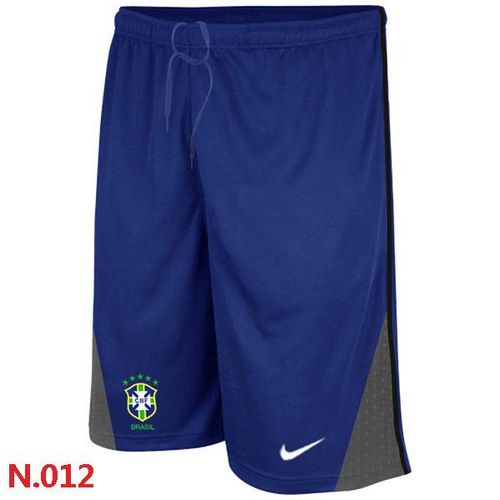  Brazil 2014 World Soccer Performance Shorts Blue