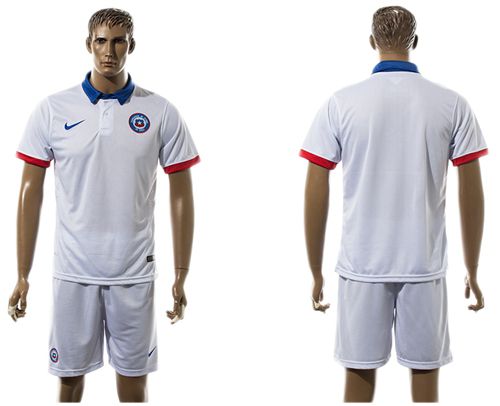 Chile Blank Away Soccer Country Jersey