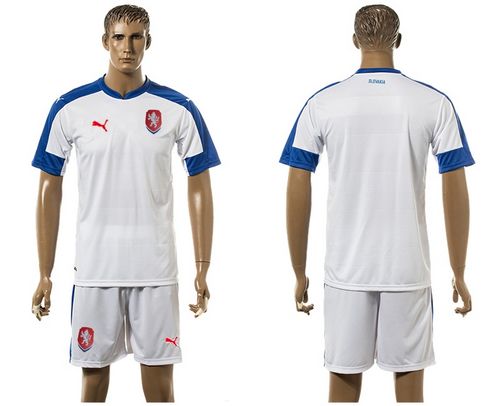 Czech Blank Away Soccer Country Jersey