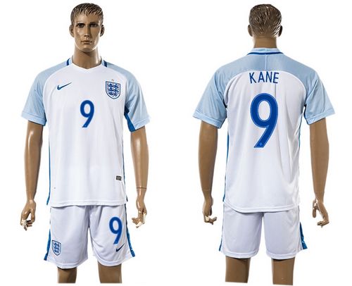 England #9 Kane Home Soccer Country Jersey