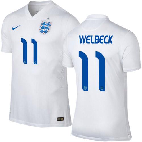 England #11 Danny Welbeck Home Soccer Country Jersey