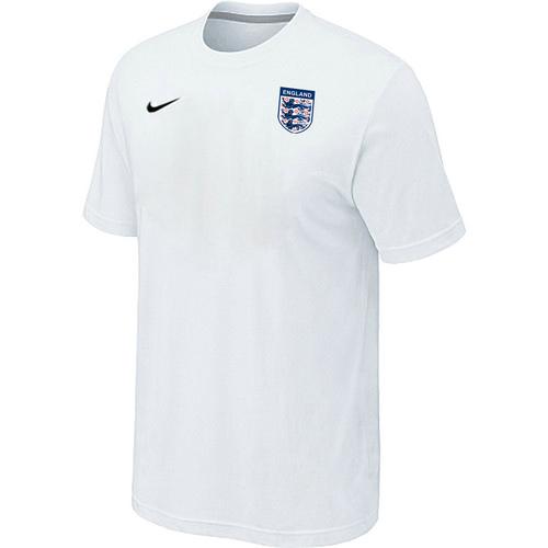  England 2014 World Small Logo Soccer T Shirts White