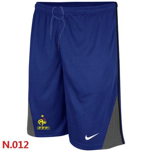  France 2014 World Soccer Performance Shorts Blue