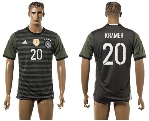 Germany #20 Kramer Away Soccer Country Jersey