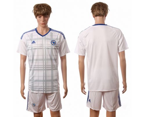 Bosnia Herzegovina Blank Away Soccer Country Jersey