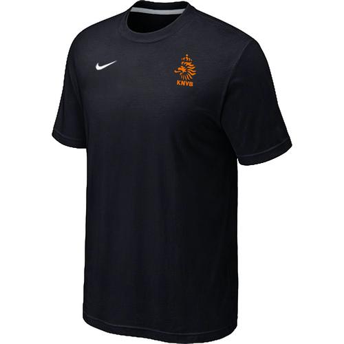  Holland 2014 World Small Logo Soccer T Shirts Black