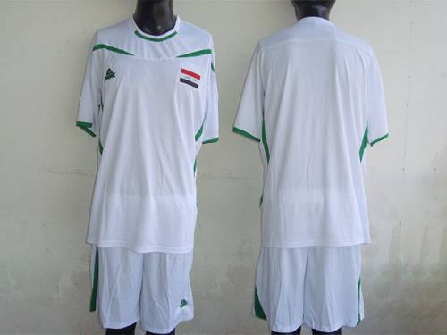 Iraq Blank White 2011/2012 Soccer Country Jersey